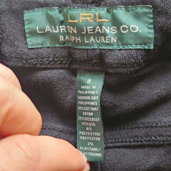 Lauren Ralph Lauren Jeans Womens 8 Modern Straight Curvy Stretch Denim Pants - Picture 11 of 14
